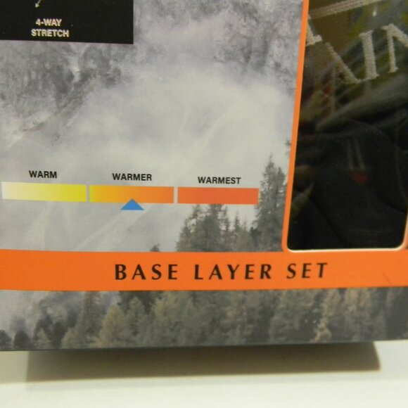 Rainforest Base Layer Set Black Men's Sz Small "Warmer" NIB - Picture 5 of 5